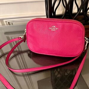 COACH Small Crossbody Camera Bag in Bright Pink